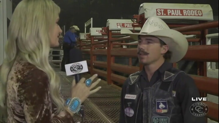 No. 1 Saddle Bronc Rider Sage Newman Wins St. Paul - Cowboy Channel