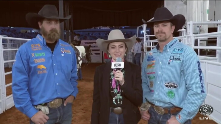 Rhen Richard Rodeo Team Ropers Rhen Richard and Jeremy Buhler Lead the Way in FWSSR ...