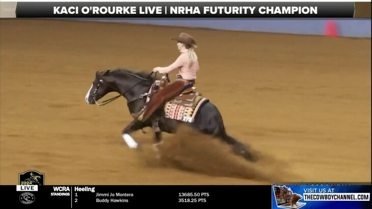 Kacy Rourke Kaci O'Rourke Makes History as the First Woman to Win the NRHA Open ...