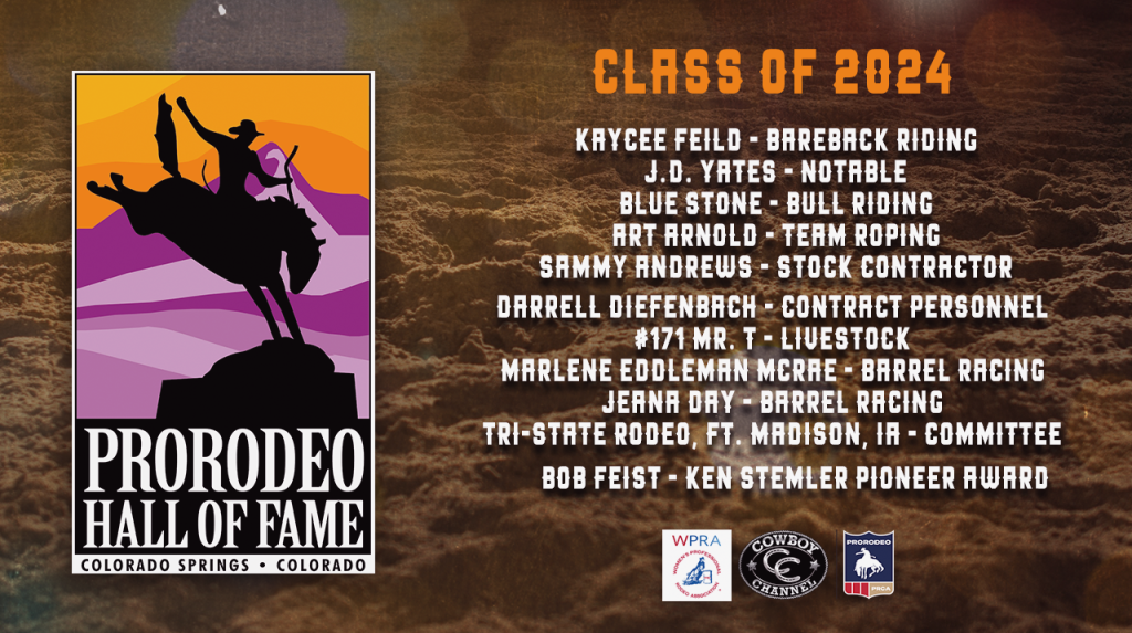 Prorodeo.com ProRodeo Hall of Fame Announces 2024 Inductees - Cowboy Channel