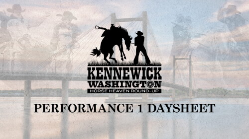 Jacob Raine Horse Heaven Roundup Rodeo: Performance 1 Daysheet - Cowboy Channel