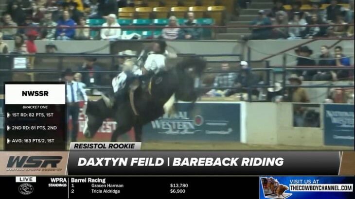 Rookie Bareback Rider Daxtyn Feild is off to Strong Start in Pro Rodeo