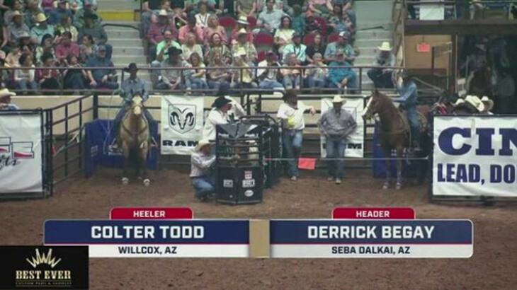 Best Ever Pads Team Roping Run of the Week: Derrick Begay/Colter Todd ...