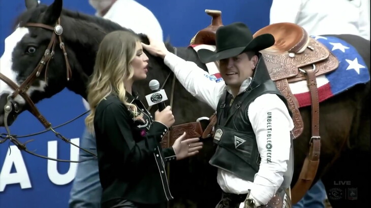 Tanner May Rodeo Bareback Rider Tanner Aus Earns Third Rodeo Austin Title in 91-Point ...
