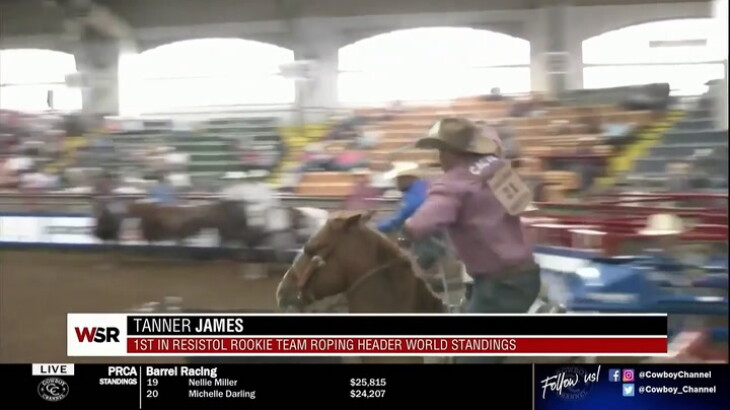 Resistol Rookie Team Roping Header Standings Update: Tanner James Holds ...